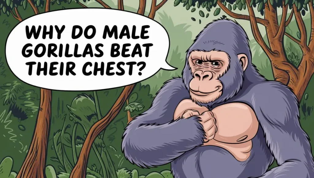 Why Do Male Gorillas Beat Their Chest? featured image