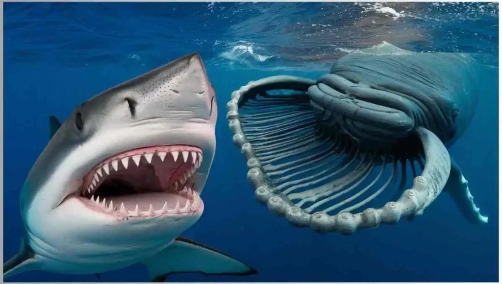 Megalodon vs Blue Whale Size